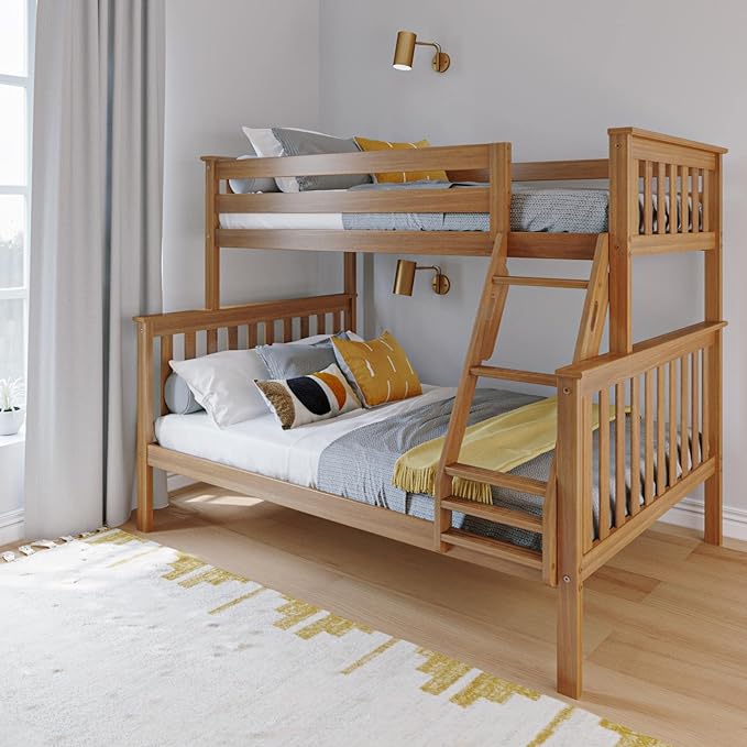 Max & Lily Bunk Bed Twin Over Full Size by MaxLily