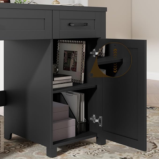 Farmhouse 47" Executive Desk, Computer Desk - Image 4