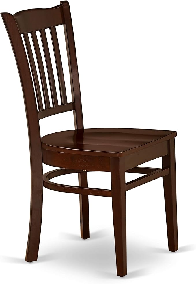 East West Furniture NDGR3-MAH-W 3 Piece Modern Dining Table Set Contains a - Image 10