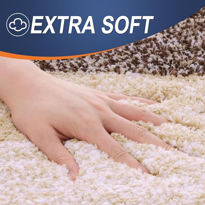 OLANLY Bathroom Runner Rugs 59x24, Extra Soft Absorbent Microfiber Bath Rugs - Image 2