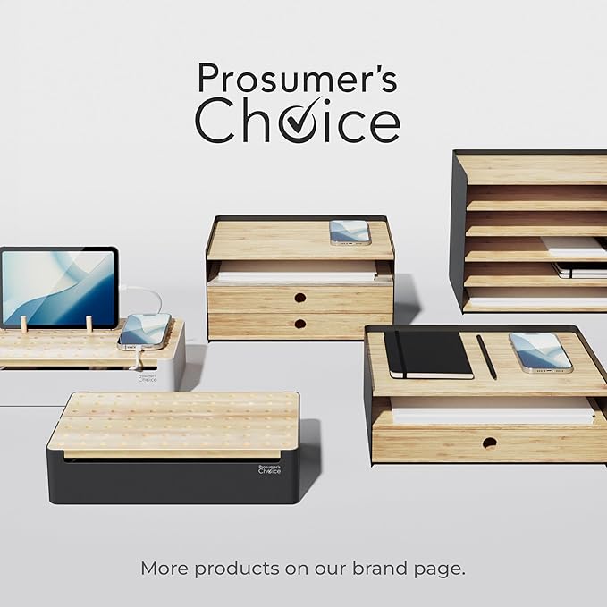 DesktopOrganizer-1drawer Prosumer's Choice Desk Paper Organizer Tray Wood - Image 7