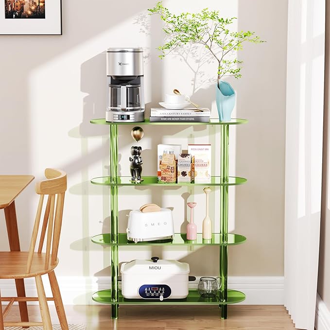 Clear Bookshelf, Acrylic Bookcase - Image 5
