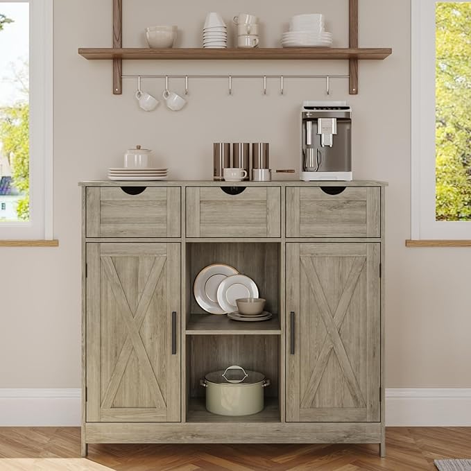 Storage Cabinet, Coffee Bar Cabinet by Viaozutis