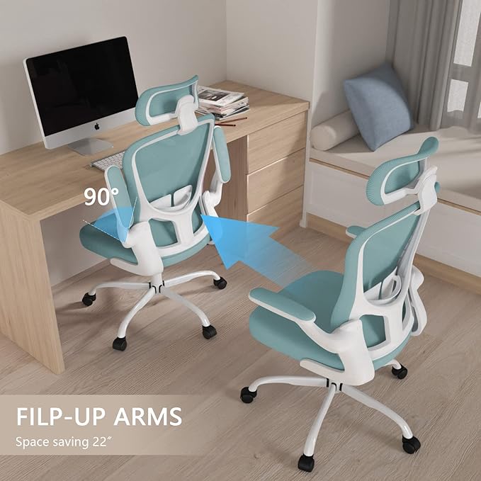 Office Chair, High Back Ergonomic Desk Chair, Breathable Mesh Desk Chair - Image 7