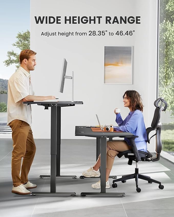 ErGear Height Adjustable Electric Standing Desk, 55 x 28 Inches Sit Stand up - Image 5