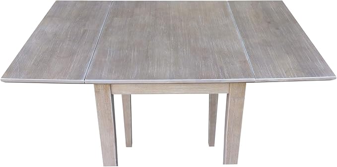 IC International Concepts, Solid Wood Small Drop Leaf Dining Table, Solid Real - Image 14