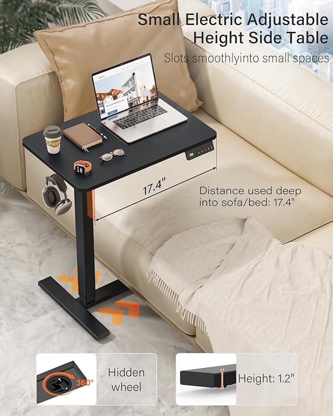 Mobile Standing Desk with Wheels - Image 3