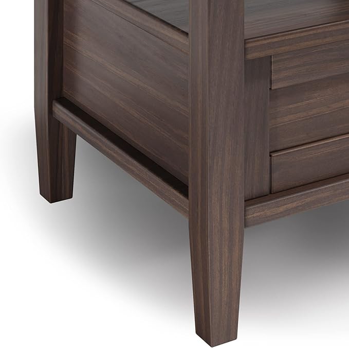 SIMPLIHOME Warm Shaker SOLID WOOD 20 inch Wide Rectangle Transitional End Table - Image 8