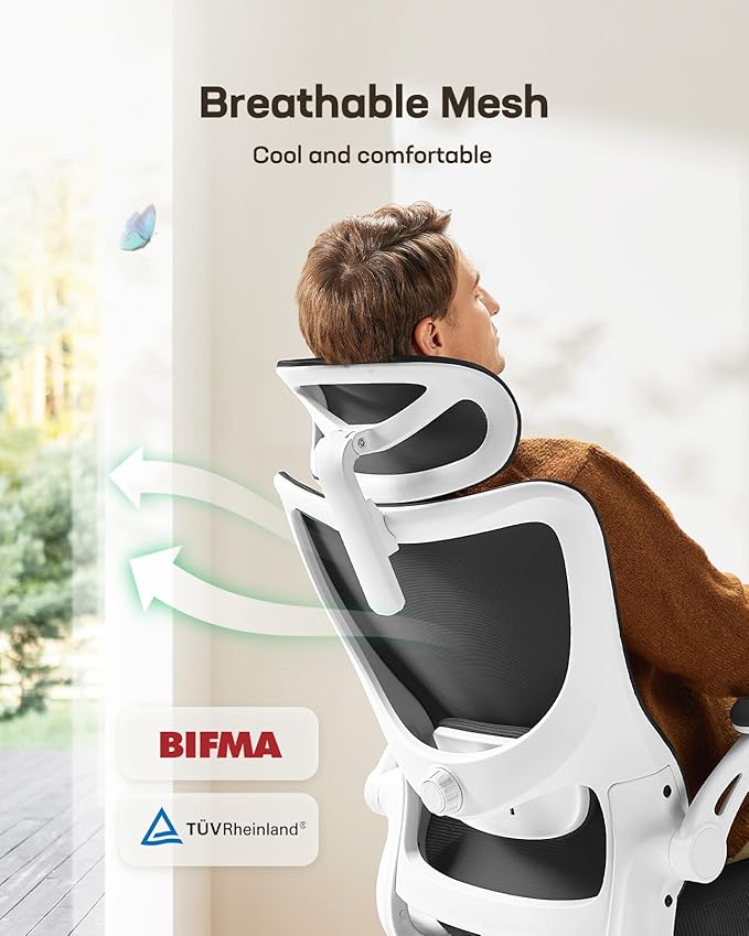 Marsail Ergonomic Office Chair: Office Computer Desk Chair - Image 5