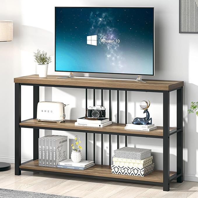 FOLUBAN Modern Sofa Table for Entryway, 3 Tier Narrow Console Table for Living - Image 3