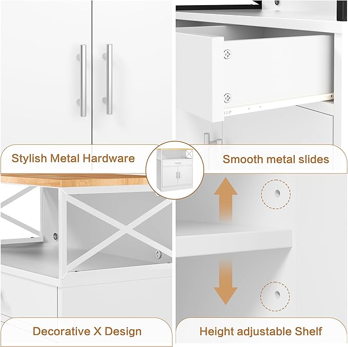 Shintenchi Kitchen Buffet Cabinet - Image 6