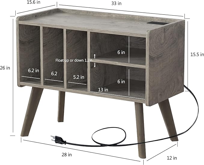 Forevich Record Player Stand Table - Image 3