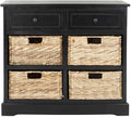 SAFAVIEH American Homes Collection Herman Vintage Black Storage Unit by SAFAVIEH