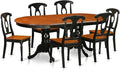 East West Furniture PLKE7-BCH-W 7 Piece Kitchen Table & Chairs Set Consist of by EastWestFurniture