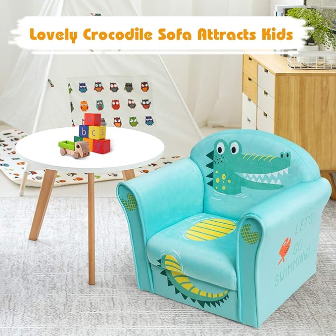 Costzon Kids Couch, Children's Sofa Armrest Chair - Image 7