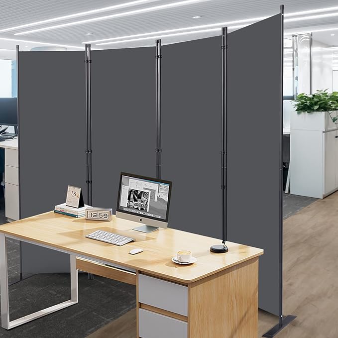 Wall Divider, 4 Panel Room dividers and Folding Privacy Screens - Image 6