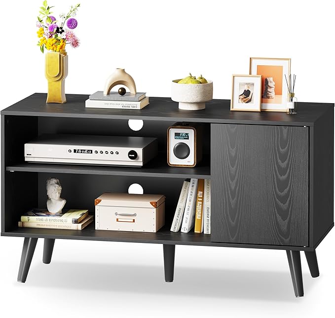 WLIVE TV Stand for 43 Inch TV, Small Entertainment Center by WLIVE