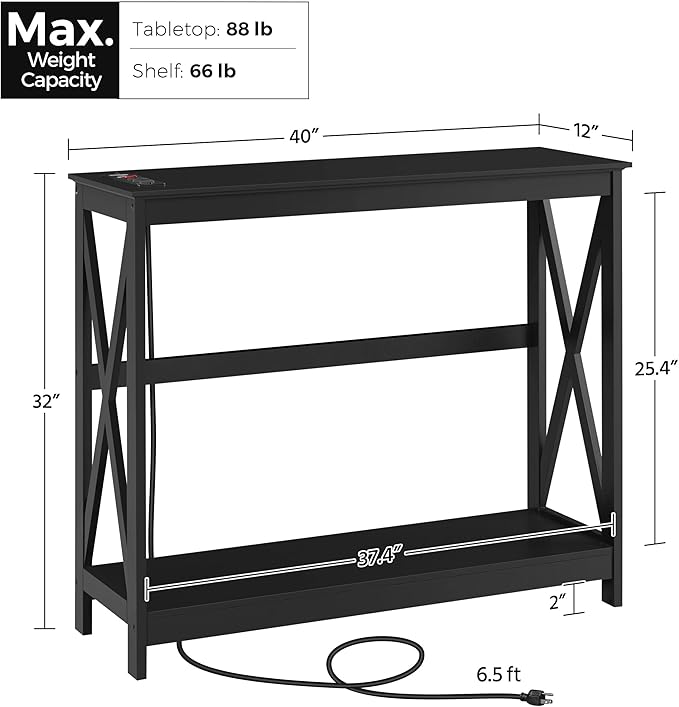 Yaheetech 40" Console Table - Image 3