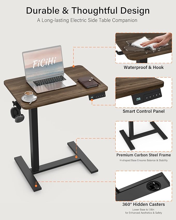 Mobile Standing Desk with Wheels - Image 7