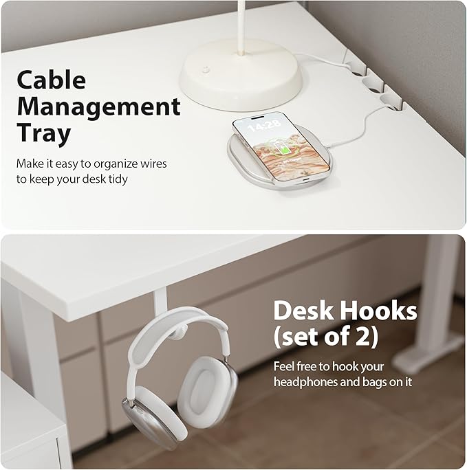 Agilestic L-Shaped Standing Desk Adjustable Height, Electric Corner Standing - Image 5