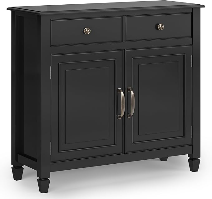 SIMPLIHOME Connaught SOLID WOOD 40 inch Wide Traditional Entryway Storage by SimpliHome