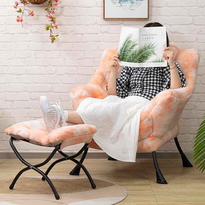 HollyHOME Faux-Fur Lazy Chair - Image 10