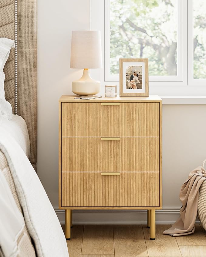 Night Stand, Tall Bedside Table by AEPOALUA