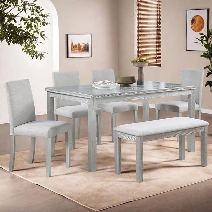 Dining Table Set for 5, 6 Piece Dining Room Table Set by Outdoorchairs