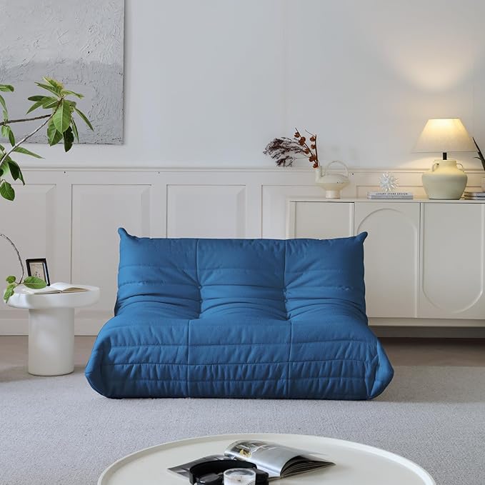 Luxury Sofa Couch Chair, Lazy Floor Seating, Fireside Bean Bag Chair, Ergonomic - Image 9