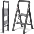 KINGRACK Step Ladder, 2 Steps, Folding Step Ladder by KINGRACK