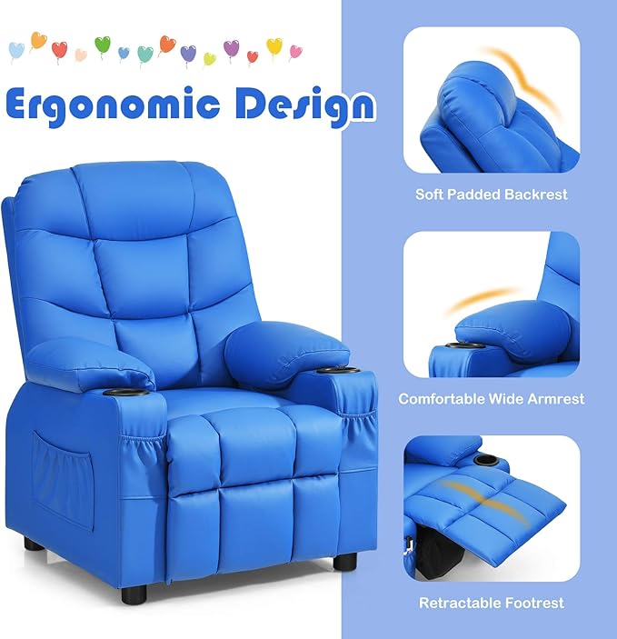 Costzon Kids Recliner Chair - Image 7