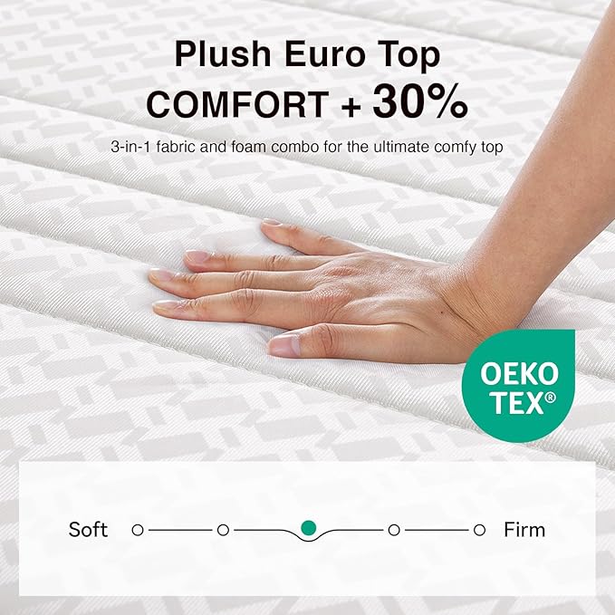 Novilla Twin Mattress, 10 Inch Twin Size Mattresses in a Box - Image 2