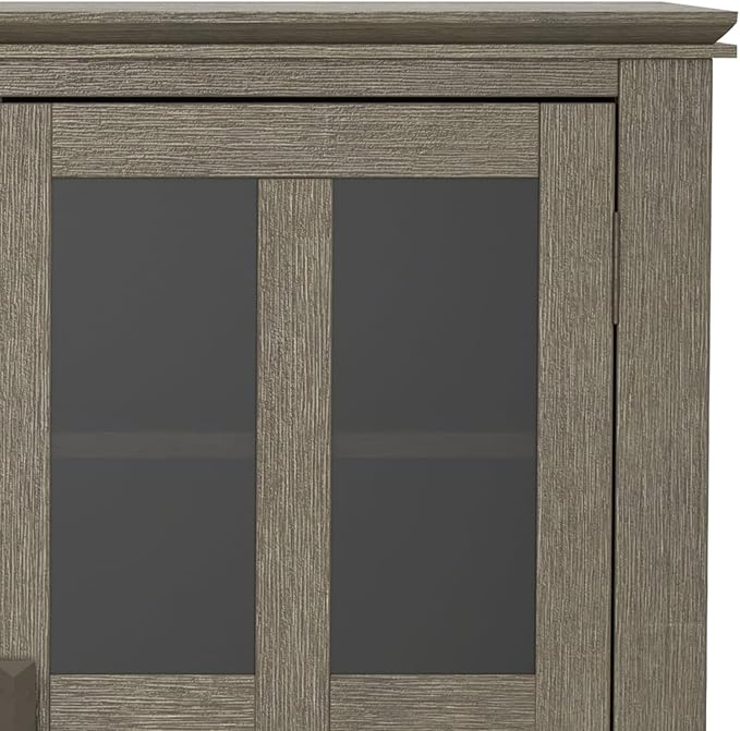 SIMPLIHOME Artisan SOLID WOOD 53 inch Wide Transitional TV Media Stand in - Image 9