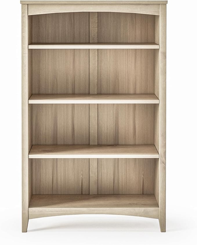 Camaflexi Shaker Style 4 Shelf Bookcase/Solid Wood / 48" High/Adjustable - Image 5