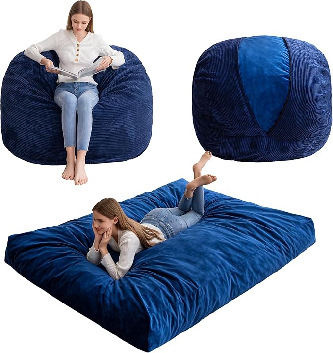 HIGOGOGO Giant Bean Bag Chair Bed by HIGOGOGO