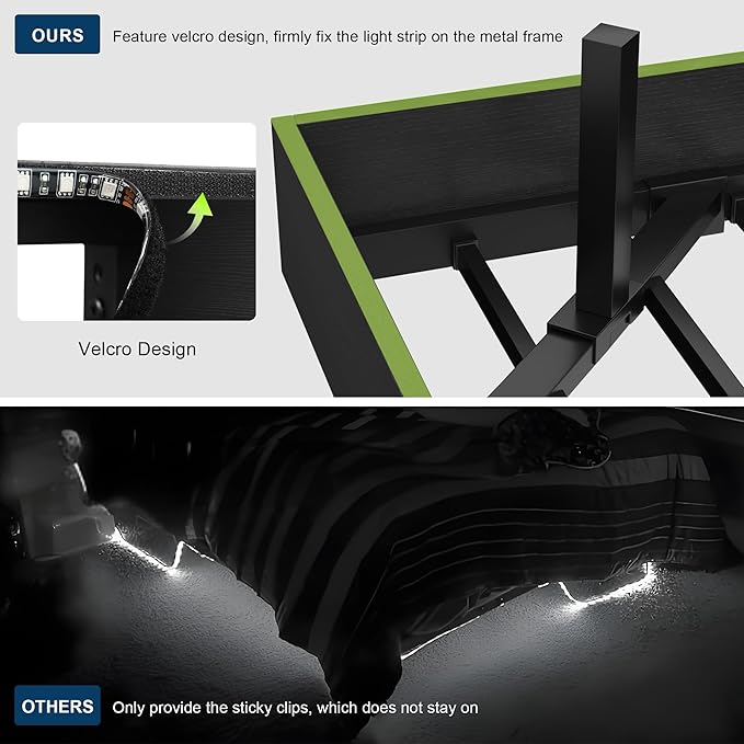 Feonase Floating Bed Frame Full - Image 6