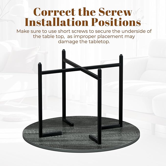 Round Coffee Table, Small Coffee Tables - Image 6