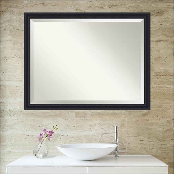 Amanti Art Black Bathroom Mirror - Image 7