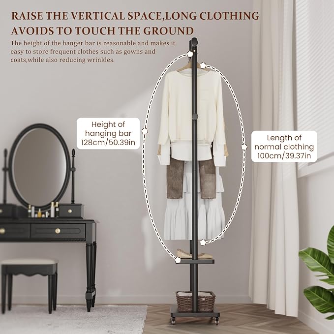 Coat Rack Freestanding Clothing Rack - Image 7