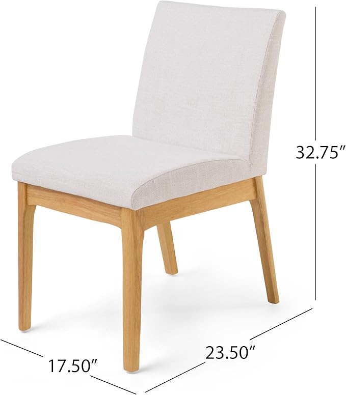 Christopher Knight Home Benson Mid-Century Modern 7 Piece Dining Set, Light - Image 3