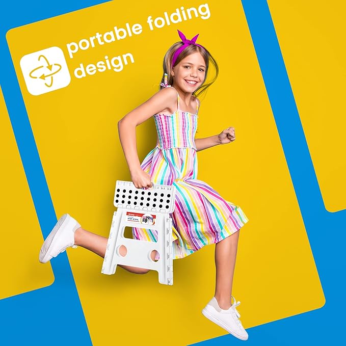 ACSTEP 13 inch Height Premium Heavy Duty Foldable Stool - Image 5