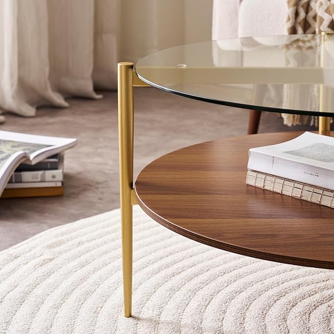 Round Coffee Table, Mid-Century Modern Design, D30“ x H17”, - Image 7