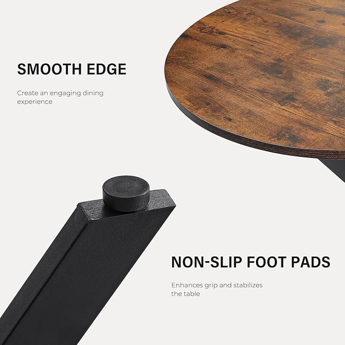Unovivy 31.5" Small Round Dining Table - Image 6