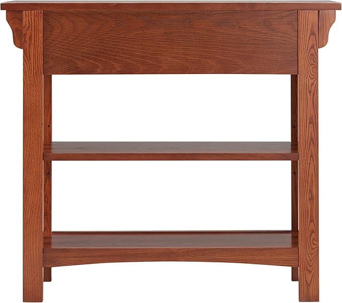 Leick Home 8261 Mission Bookcase Console Table - Image 6