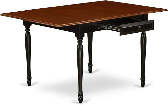 East West Furniture MZDA5-BCH-W 5 Piece Dining Room Furniture Set Includes a - Image 4