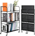 Foldable 3-Tier Metal Shelf by villertech