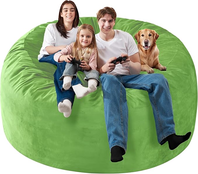 Homguava 6 FT Bean Bag Chair: 6' Bean Bags - Image 4