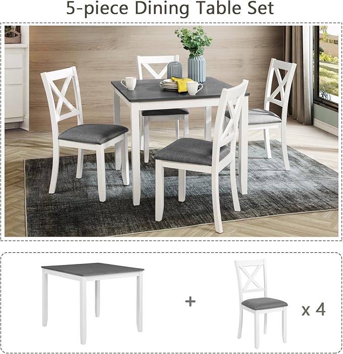 Ball & Cast 5 Piece Dining Table Set - Image 9