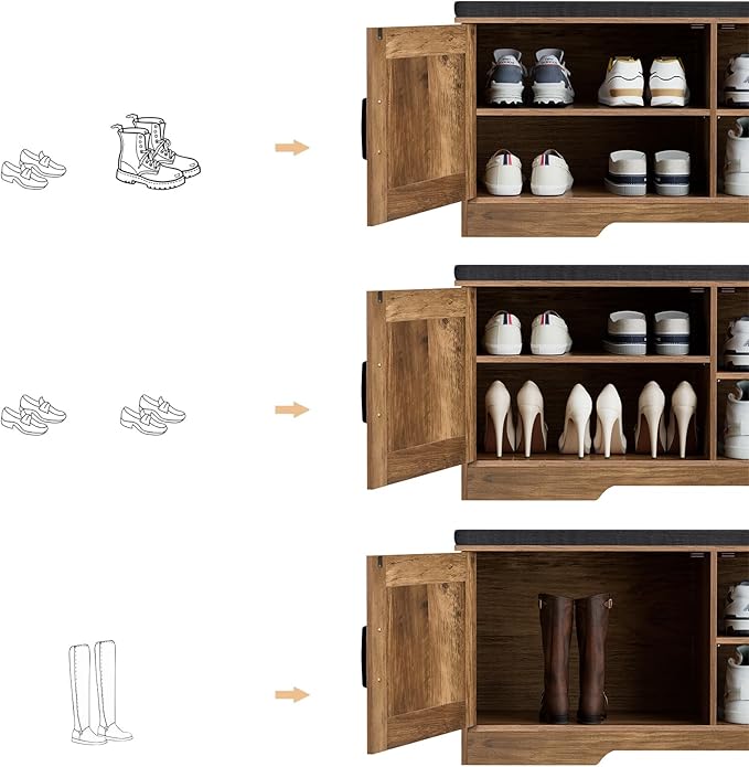 2-Tier Storage Bench, Shoe Bench - Image 6