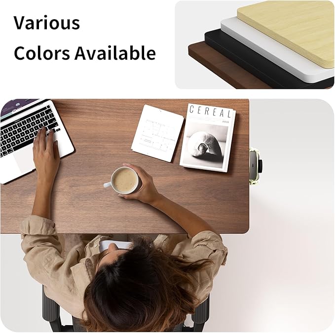 Mobile Walking Pad Desk with Wheels, Pneumatic Small Rolling Standing Desk - Image 8